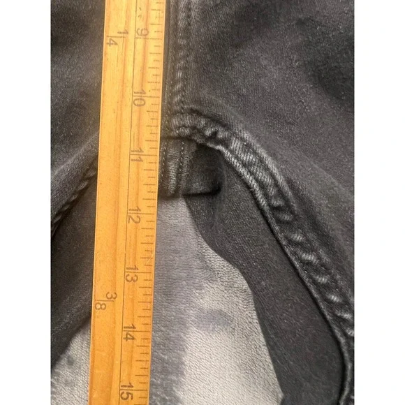 Hollister Athletic Skinny Jeans Mens 32x30 Black Distressed Advanced Stretch - Picture 4 of 10